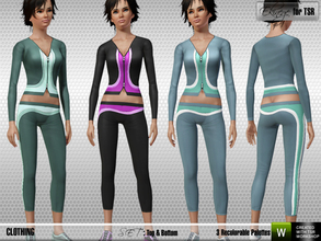Sims 3 — Ekinege - Sports Wear 1 - Set16 by ekinege — This set consists of 2 pieces.