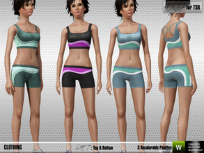 Sims 3 — Ekinege - Sports Wear 2 - Set17 by ekinege — This set consists of 2 pieces.