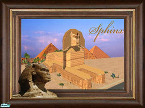 Sims 2 — Sphinx by srgmls23 — i\'m late but this lot is for the latest theme on the sims resource :P hope u like it :) 
