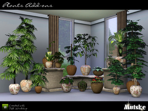 Sims 3 — Plant Add-ons Part II by Mutske — Set of 18 new plants, some are converted from my Sims2 plant add-ons. Comes in