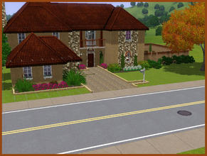 Sims 3 — Mediterranean Home by robbyngirl — Nice home that is fully furnished expect for upstairs bedrooms. Enjoy!