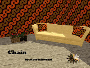 Sims 3 — Chain by matomibotaki — A retro pattern in intensive colors for multiple use, to find under Theme.
