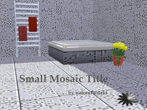 Sims 3 — Small Mosaic Title by matomibotaki — A pattern for multiple use in many ways. Looks nice on walls, as a title or
