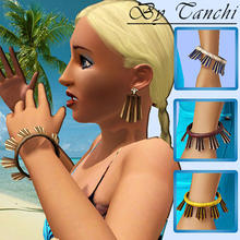 Sims 3 — Bracelet &#8220;Africa&#8221; by Tanchi — Part of the Africa Accessories Collection. Bracelet for teen,