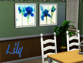Sims 3 — Lily Paintings by Marthe by kittyispretty69 — Two lily paintings by Marthe. Enjoy and Happy Simming!