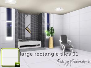 Sims 3 — Large rectangle tile 01 by Peacemaker_ic — tile pattern 2 recolourable palettes. great for modern homes. you can