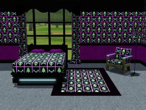 Sims 3 — Evil Couture - Voodoo Bones Mini by bgbdwlf408 — An excellent mini voodoo fabric in pretty pastels to match the