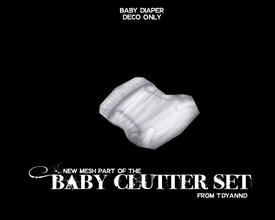 Sims 3 — Baby Clutter Set Diaper by tdyannd — by tdyannd for TSR (TS2 Conversion)