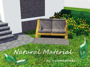 Sims 3 — Natural Material by matomibotaki — A 2 channel pattern in different brown colors, to find under Carpet/Rug.
