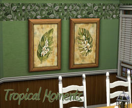 Sims 3 — Tropical Moments by Silvia Vassileva by kittyispretty69 — Tropical Moments paintings by Silvia Vassileva. Enjoy