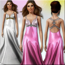 Sims 3 — Sleek Gown by Nia — Sleek Gown for (young) adults