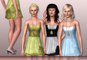 Sims 3 — FS 37 - Alice by katelys — A new dress, tights and shoes. Enjoy:)