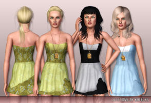 Sims 3 — FS 37 dress 01 by katelys — New fairytale dress in three different color schemes.