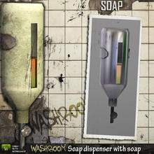 Sims 3 — Soap dispenser (with soap) by Cyclonesue — Full of that nasty smelly gummy stuff they call soap - only it isn't
