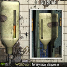 Sims 3 — Soap dispenser (empty) by Cyclonesue — This is the exact sort of empty, useless thing you'll face immediately