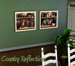 Sims 3 — Country Reflections by Michael Humphries by kittyispretty69 — A group of eight country themed paintings by