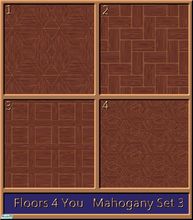 Sims 2 — Floors 4 You by ziggy28 — This is the third set in Mahogany Wood in my range of wooden floor tiles called
