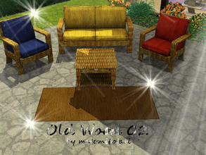 Sims 3 — Old Wood 02 by matomibotaki — Used wooden pattern in different brown/beige colors, 3 channel, to find under