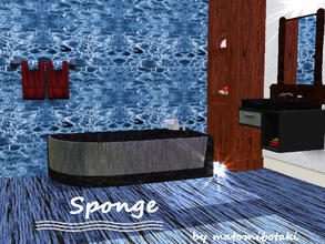 Sims 3 — Sponge by matomibotaki — Strucctural intensiv pattern in different blue and white color, 3 channel, to find