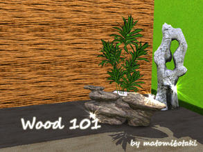 Sims 3 — Wood 101 by matomibotaki — Used wooden pattern in different brown colors for floor and wall, 3 channel, to find