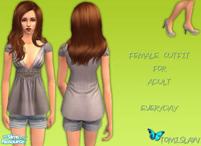 Sims 2 — Female Adult Outfit 02 by Tomislaw — Female Outfit - New Mesh 
