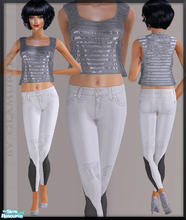 Sims 2 — Jeans by Victoria Beckham! by Glamurita — stylish pants for your simok!