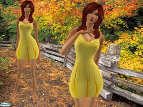 Sims 2 — Yellow Balloon Dress by SouR_CherrY_GirL — -