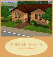 Sims 3 — Riverside - Starter - NO CC by AshleyBlack — Fully furnished, pretty starter lot, ideal for your beginner sims,