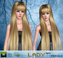 Sims 3 — Newsea Lady Female Hairstyle by newsea — This hairstyle by YU is for female. Works for teen, young adult, adult