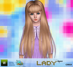Sims 3 — Newsea Lady Child Hairstyle by newsea — This hairstyle by YU is for female. Works for child. All morph states