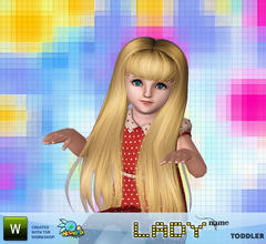 Sims 3 — Newsea Lady Toddler Hairstyle by newsea — This hairstyle by YU is for female. Works for toddler. All morph