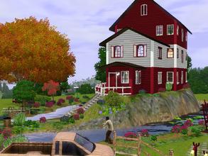 Sims 3 — Plumbbob Boulevard 116 by Quengel — Size 40x30. With 1 kitchen, living-, bedroom, 1 teenroom with 1 singlebed, 1