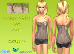 Sims 2 — Female Adult Outfit 05 by Tomislaw — - New Mesh -
