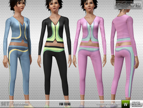 Sims 3 — Ekinege - Sports Wear 3(Teen) - Set20 by ekinege — For teen girls. If you want to for adults-young adults: