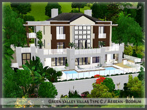 Sims 3 — Green Valley Villas Type C Aegean - Bodrum by denizzo_ist — Requires World Adventures Expansion Pack I wish you