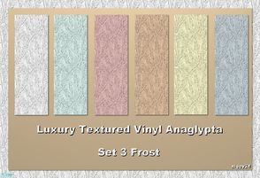 Sims 2 — Luxury Textured Vinyl Anaglypta - Set 3 - Frost by ziggy28 — Luxury Textured Vinyl Anaglypta set 3 Frost.