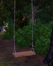 Sims 3 — Balancoire simple by lilliebou — Hi, this swing is just a normal seat, it is not a real swing