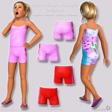 Sims 3 — Shorts for Girls & Boys by sosliliom — Shorts for girls and boys. (One pack for both genders.) ~*~ Three