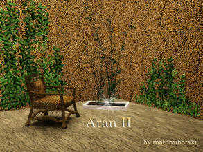 Sims 3 — Aran II by matomibotaki — Stucco pattern in different orange shades, 2 channel, to find under Masonry.