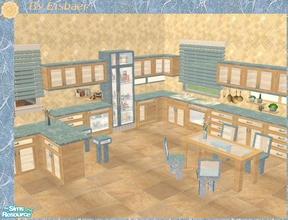 Sims 2 — Maya Kitchen City Girl by Eisbaerbonzo — My Citygirl home becomes more and more complete. After bedroom, living,