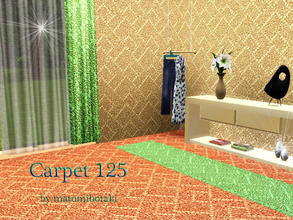 Sims 3 — Carpet 125 by matomibotaki — Carpet pattern in different 3 brown shades, 3 channel, to find under Carpet/Rug. 