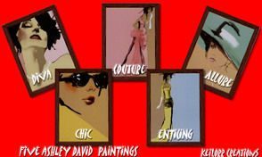 Sims 3 — Five Paintings by Ashley David by keilorr — Add a touch of elagance to you Sims home with this set of five