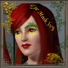 Sims 3 — af costume make up Poison Ivy by feeksje — Poison Ivy facial mask