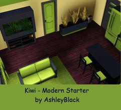 Sims 3 — Kiwi Starter NO CC *FF*high lvl objects* by AshleyBlack — Comfortable, fully furnished and decorated pretty
