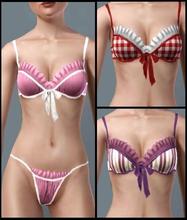 Sims 3 — JP130 Ruffle Bra by juttaponath — Ruffle bra for adults and young adults.