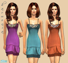 Sims 2 — Silk Taffeta Dress by Harmonia — don\'t forget my Harmoniamesh 027