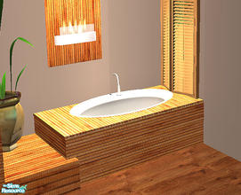 Sims 2 — Brown bali - bathtub by steffor — 