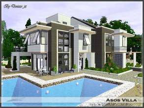 Sims 3 — Asos Villa *Furnished* by denizzo_ist — Fully Furnished (30x30) I wish you like it ;)