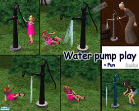 Sims 2 — Water Pump Play by solfal — Adults, teens and children will be able to turn on the water, toddlers will have a