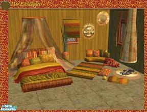 Sims 2 — SIP Hippie Bedroom by Eisbaerbonzo — Recently I heart the old Arlo Guthrie titlesong from the film